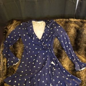 Romantic vintage ruffled dress